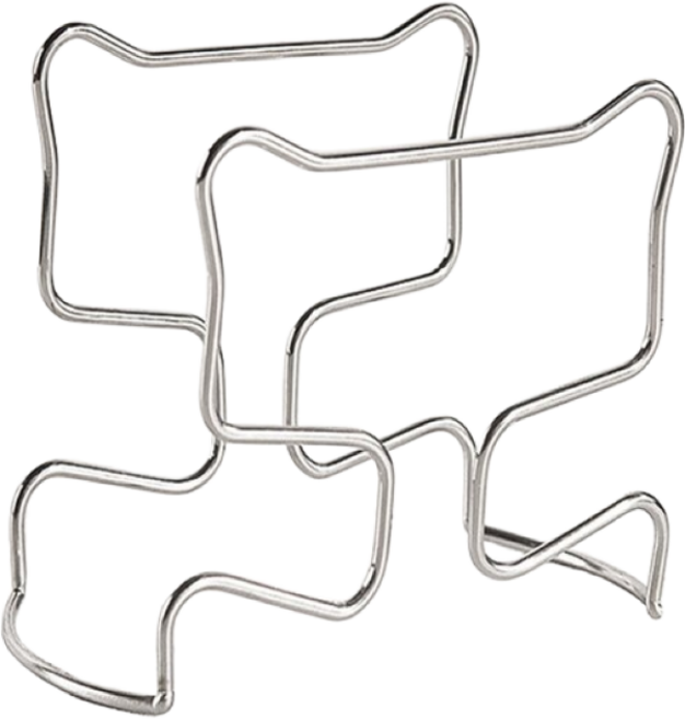 드립백 거치대, 실버, 1개