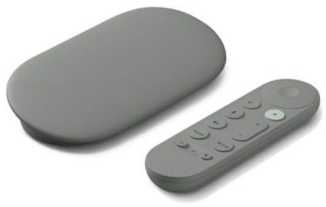 구글 TV 스트리머 4K 크롬캐스트 셋톱박스 포슬린, Haze