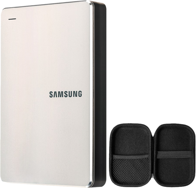 2025 신모델 삼성전자 외장하드 Y3 2TB HX-MK20Y39 + 파우치, 샴페인 골드(HX-MK20Y3C)