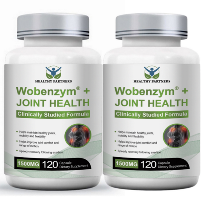 판크레아틴 파파인 브로멜라인 식물성 플라보노이드 항산화 우밴자임 이뮨 전신효소, 2개, 120정