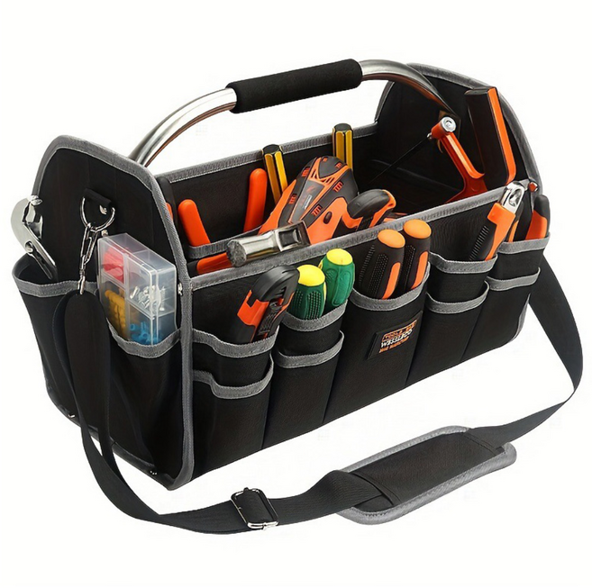원쿡 가정용 공구함 이동식 소형 공구가방 세트, 1개