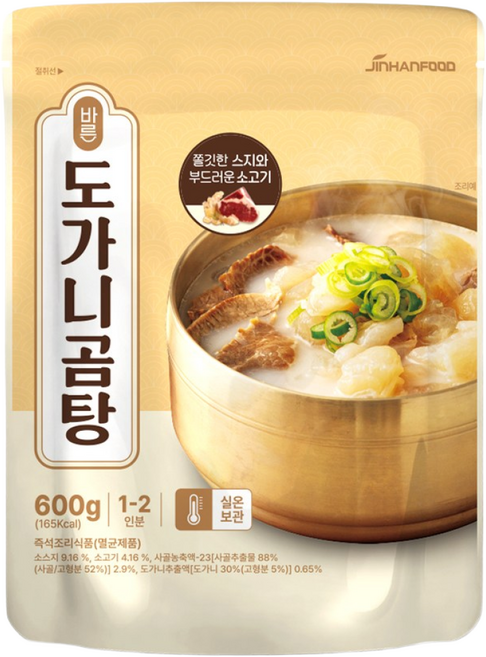 진한식품 바른 도가니곰탕, 7개, 600g