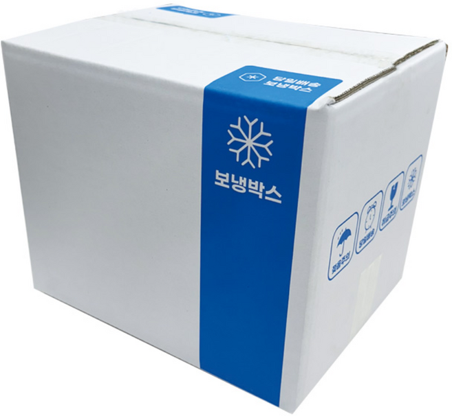 [세화박스] 종이 보냉 흰색 택배박스, 20개, 화이트
