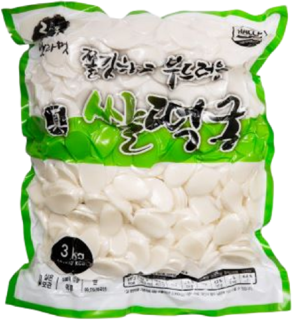 한울 쌀떡국 3Kg, 3개