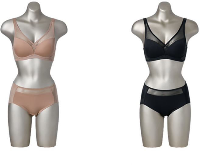 비비안 리프팅 누디 노와이어 여성 속옷 브라 팬티 세트 4종