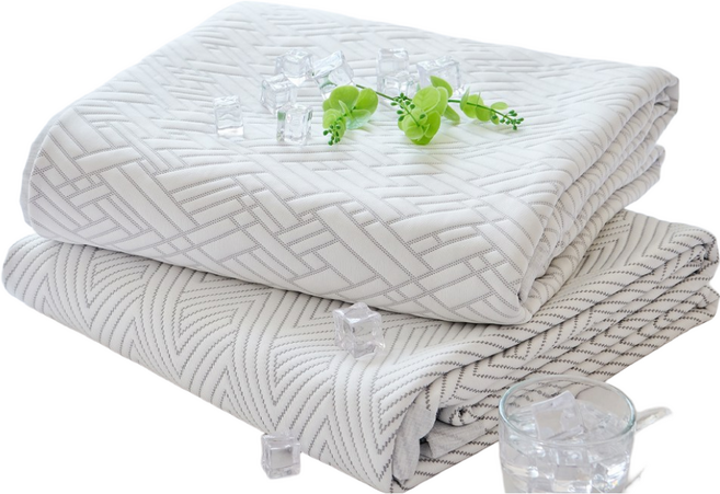 모두의러그 휴비스 듀라론 국산 냉감매트 침대밴딩패드 여름용, 메이즈