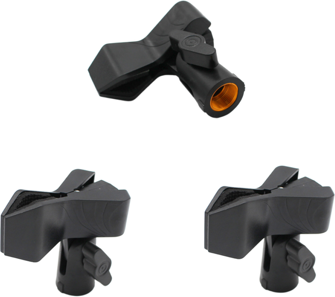 [디보이스] M-12/3개 1세트/집게형/대구경/마이크/홀더