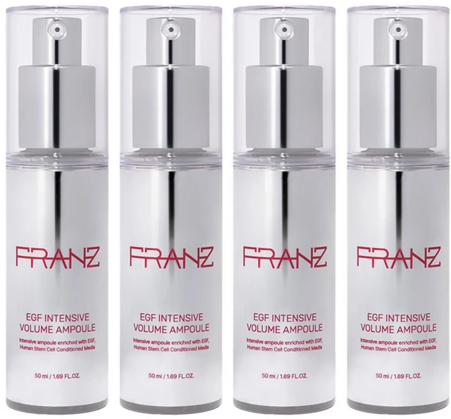 프란츠 고활성 EGF 인텐시브 줄기세포 볼륨앰플 50ml 탄력 앰플, 4개 - 쿠팡