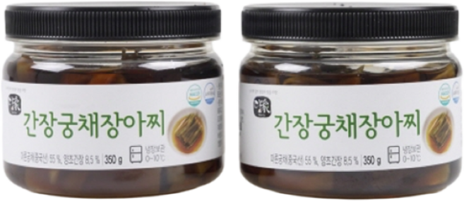 (무료배송)100% 국내산 농산물로 4대를 이어온 전통 장류의 명가/순창 성가정식품/간장 궁채 장아찌, 350g, 3개