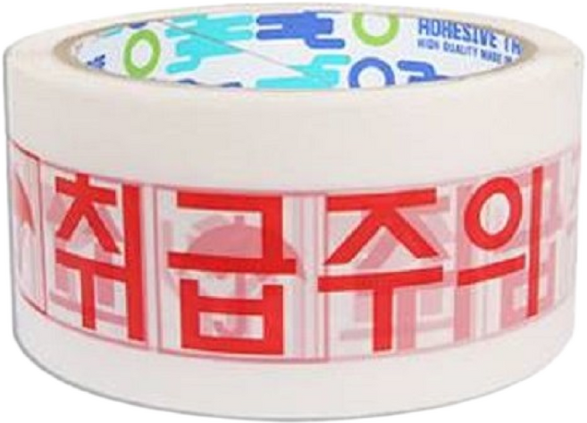 우림 로고테이프 (80Mx40개) 신선당일배송 / 취급주의, 1세트