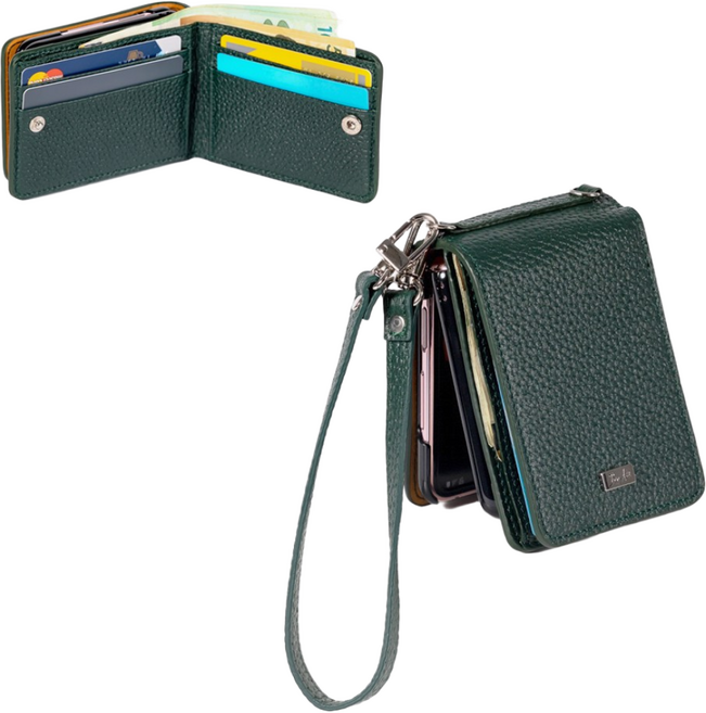 본아띠 메티스 천연소가죽 토고 지갑 갤럭시 Z플립6 F741N 전용 케이스