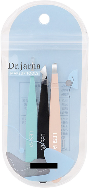 트위져3종세트 피부관리샵 쥐젖 족집게 인그로운제거, 1세트