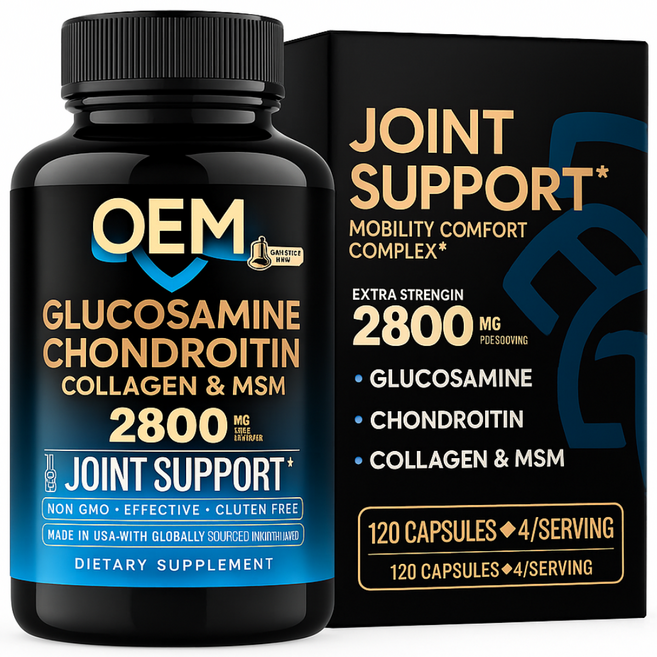 관절 건강 MSM 글루코사민 120캡슐 4개월, 1개, 120정