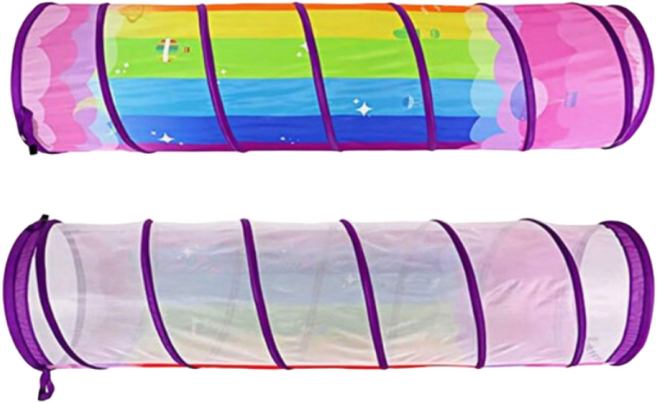 이도스포츠 무지개 유아체육터널 레인보우 터널 (1.8m) 1p, 1개