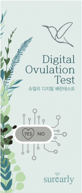 슈얼리 디지털 배란테스트기, 7개입, 1개