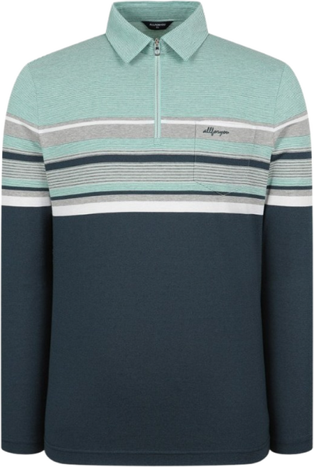 올포유 남성 긴팔 티셔츠 반집업 스판 캐주얼 결혼식 하객룩 파크 골프 GTYO2111