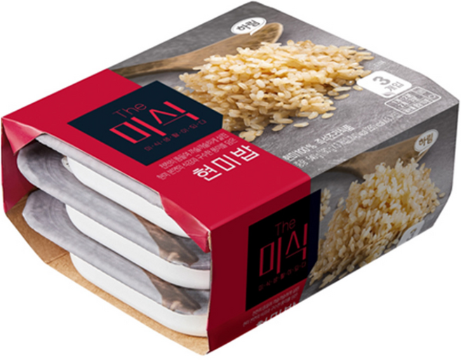 더미식 현미밥, 180g, 3개