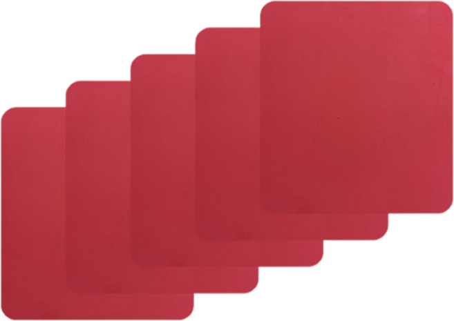 단면 판미트 29*32*2cm 두꺼운 판미트 청/홍 연습용 송판 격파장, 5개, 홍