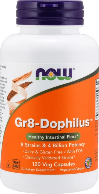 나우푸드 Gr8-도필러스 유산균 베지 캡슐, 120정, 1개 - 쿠팡