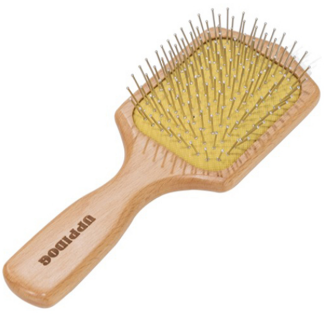 어피독 반려동물 핀브러쉬 70 x 170 mm, brown, 1개