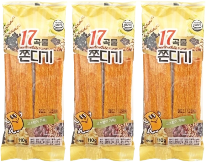 햅푸드 17곡물 쫀디기 추억의 쫀드기, 110g, 20개