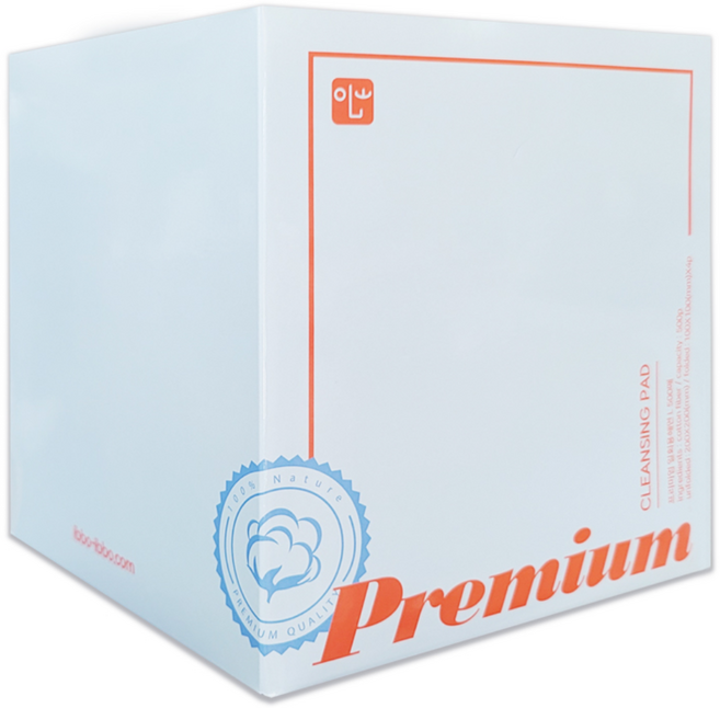 이뽀이뽀 프리미엄 일회용해면 L 500매 1개 클렌징 세안 스킨케어 관리실 닦토 토너팩 피부미용 일회용수건