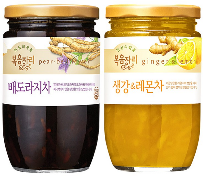 복음자리 배도라지차470g+생강레몬차500g, 1개