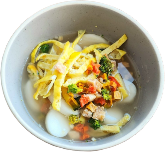 강아지떡국 설날 새해 특별식, 1개, 300g, 닭