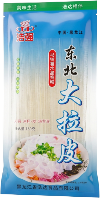 <천룡무역>훠궈 마라탕 냉채용 탱글한 식감 수정당면 대라필, 1개, 150g
