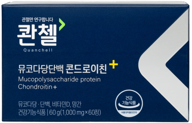 콴첼 뮤코다당단백 콘드로이친 플러스, 60정, 1개