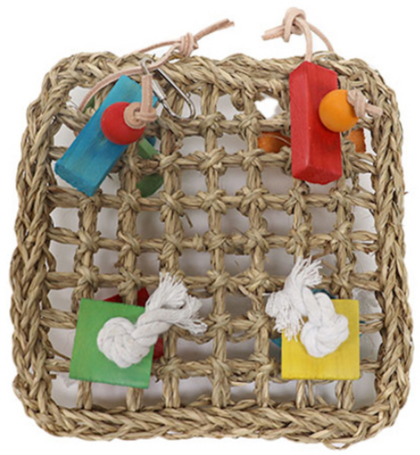 리프패럿 알록 격자 매트 놀이터 S, 혼합색상, 1개