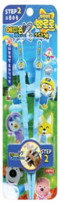 에디슨 아동교정젓가락 2단계, 뽀로로, 1개