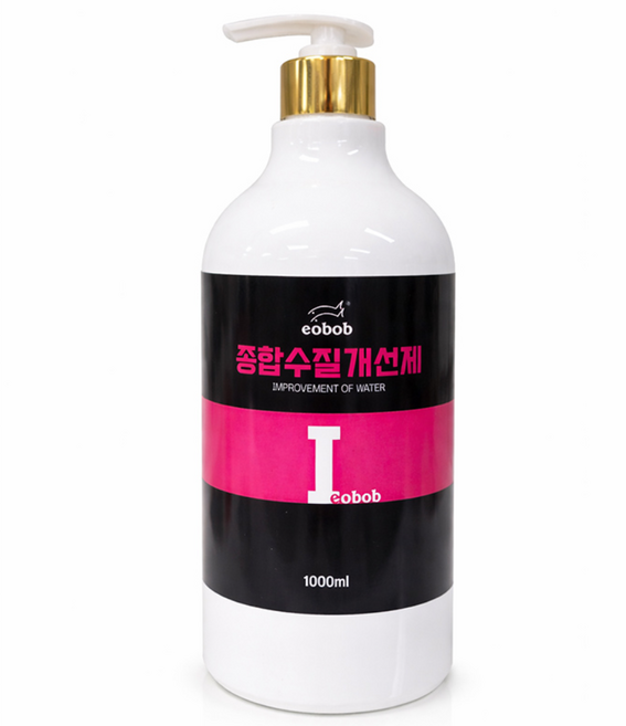 EOBOB 대용량 1000ML 고급 프리미엄 골드 펌프형 종합수질개선제, 1개