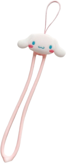 범쓰컴퍼니 캐릭터 손목 핸드폰 실리콘 휴대폰 스트랩 악세사리, 시나모롤, 1개