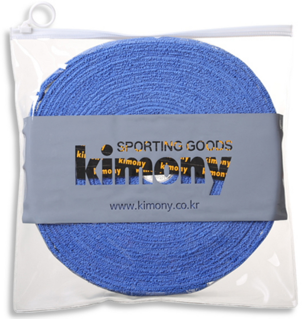 키모니 배드민턴 타월그립 롤타입 KGT116 10m, 블루