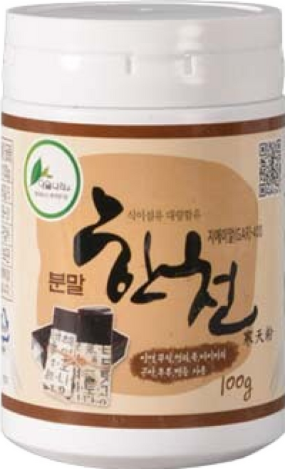 이슬나라 한천 건강분말, 100g, 1개