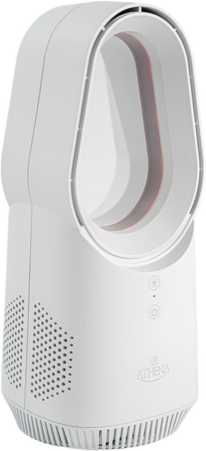 아데나 날개없는 탁상용 선풍기 무소음 C타입 BLDC, 비비드 화이트