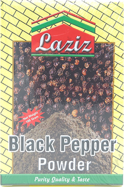 Laziz Black Pepper Powder 통후추, 100g, 1개