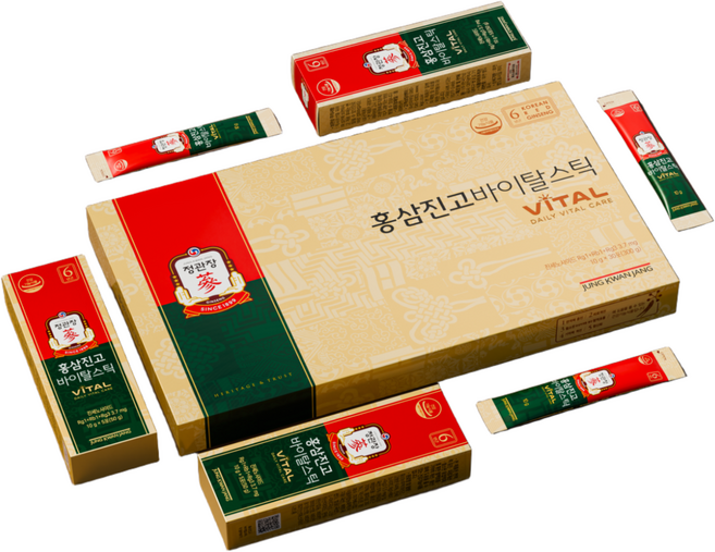 정관장 정품 홍삼진고바이탈스틱 5p + 쇼핑백, 300g, 1개