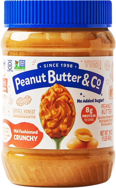 팜유없는 땅콩버터 피넛버터앤코 무가당 설탕무첨가 올드패션드 크런치, 454g, 1개