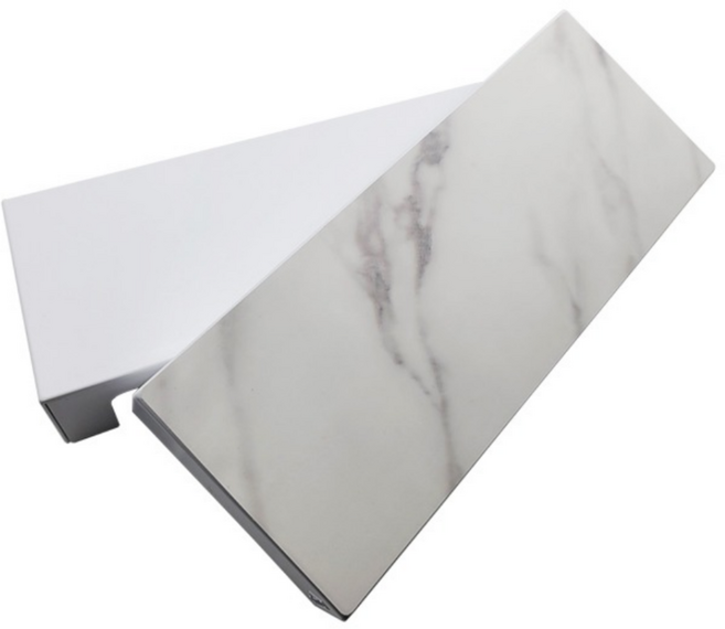 알랑 무타공 마블 필름지 콘센트커버 콘센트가리개 셋탑박스 어댑터 정리함 안전커버, 알랑 콘센트커버 마블 톤다운 화이트, 1개