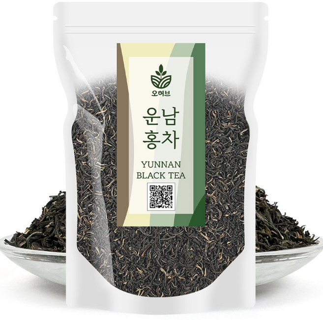 운남홍차 잎차 100g 블랙티 홍차잎 허브차 허브티, 1개, 1개, 1개입
