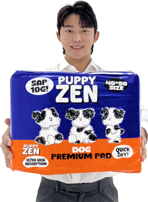 퍼피젠 아가꿈향 두꺼운 고급펄프 SAP10 향기 배변패드, 1개, 50개입