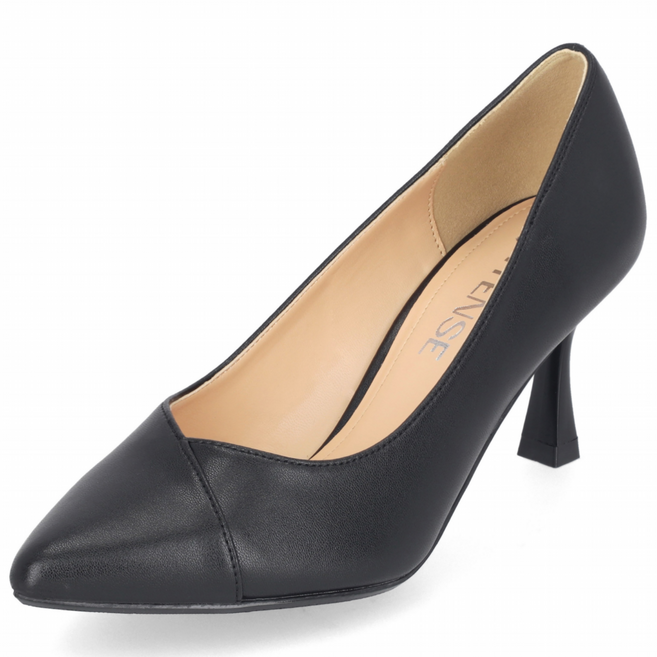 엘칸토 인텐스 여성 슬림 V컷 디테일 펌프스 7cm LCWD73I339