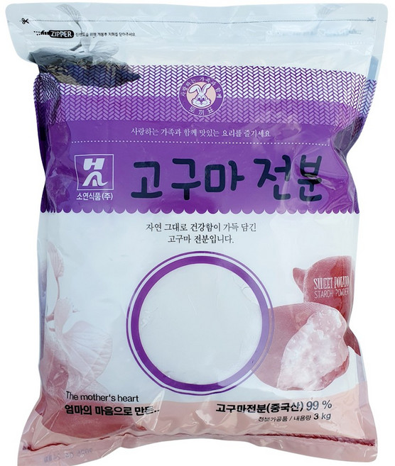소연식품 고구마전분 수입산, 3kg, 1개