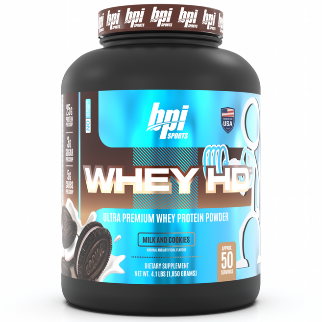 비피아이스포츠 웨이 HD 울트라 프리미엄 프로틴 파우더 단백질 보충제, 1개, 1.85kg