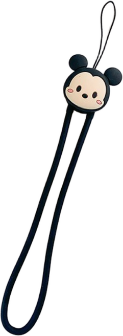 범쓰컴퍼니 캐릭터 손목 핸드폰 실리콘 휴대폰 스트랩 악세사리, 미키, 1개