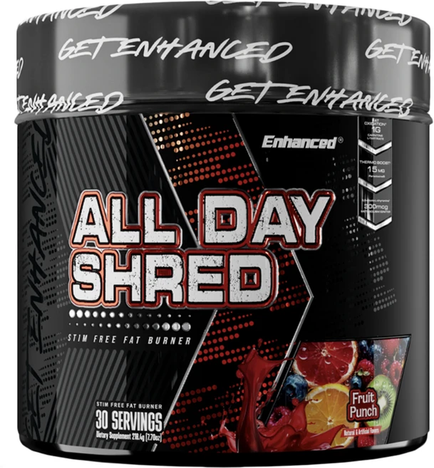 ALL DAY SHRED - [ENHANCED], 후르츠 펀치 맛, 1개, 200g - 쿠팡