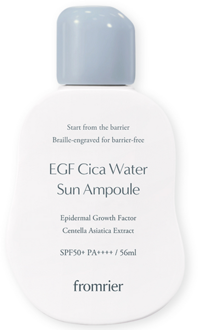 프롬리에 비건 EGF 시카 워터 선앰플 56ml[SPF50+] 1개 (재고보유 000EA), 56ml