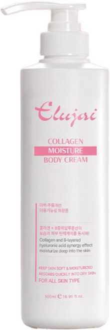 엘루자이 콜라겐 모이스춰 바디크림 500ml, 1개